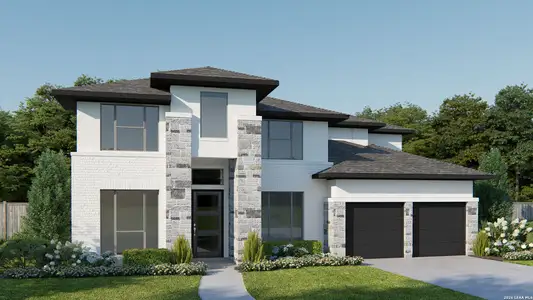 New construction Single-Family house 641 Borchers Blvd, New Braunfels, TX 78132 plan 3546W - image