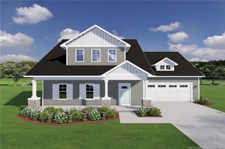 New construction Single-Family house 802 Southerland Peak Dr, Raeford, NC 28376 - image