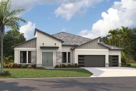 New construction Single-Family house 35072 Big Hawk Dr, Zephyrhills, FL 33541 plan Key Largo - image