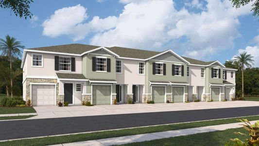 New construction Townhouse house 11426 Crescent Deer Dr, Land O' Lakes, FL 34638 Ballantyne- photo 3 3