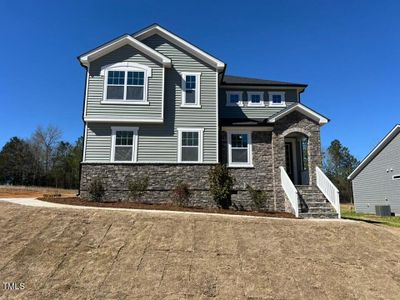 New construction Single-Family house 285 Fast Pitch Lane, Four Oaks, NC 27524 Redwood- photo 0