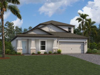 New construction Single-Family house 11855 Hilltop Farms Drive, Dade City, FL 33525 - photo 0