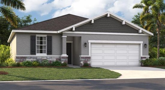 New construction Single-Family house 1938 Horsetail Dr, St. Cloud, FL 34771 plan The Portland - image