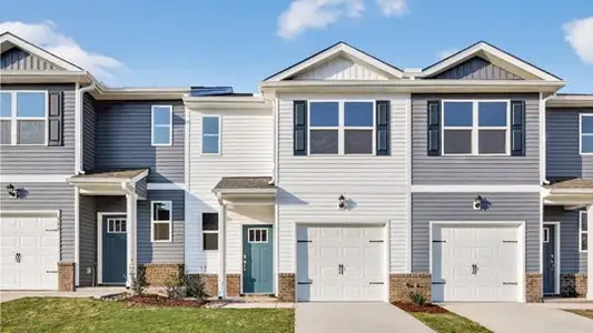 New construction Townhouse house 395 Freestall Dr, Wake Forest, NC 27587 plan Pearson - image