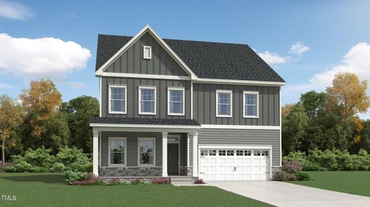 New construction Single-Family house 709 Hardin Hill Lane, Knightdale, NC 27545 Tryon- photo 0