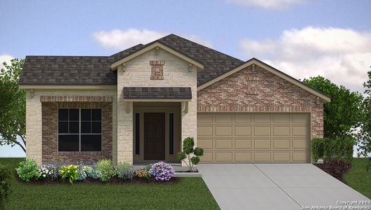 New construction Single-Family house 14674 Pearl Flats, San Antonio, TX 78253 The Driftwood- photo 0