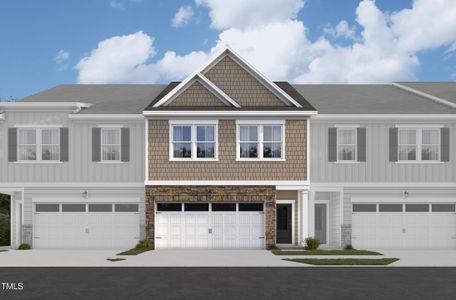 New construction Townhouse house 7132 Hubner Place, Unit 33, Cary, NC 27519 Sierra- photo 0