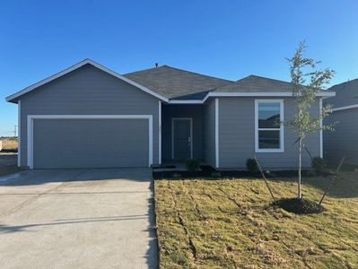 New construction Single-Family house 205 Twilight Breeze Wy, Hutto, TX 78634 plan Hendrix - image
