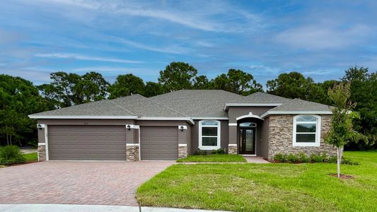 New construction Single-Family house 6630 Cameo Drive, Grant-Valkaria, FL 32949 Elm- photo 0