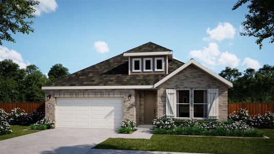 New construction Single-Family house 181 Capernaum Ct, Kyle, TX 78640 plan Jaxon Floor - image
