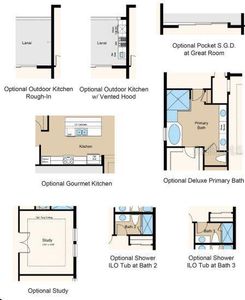 Structural Options Added Include: Gourmet Kitchen and Study