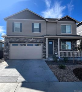 New construction Single-Family house 255 S Vandriver Way, Aurora, CO 80018 HENLEY- photo 0