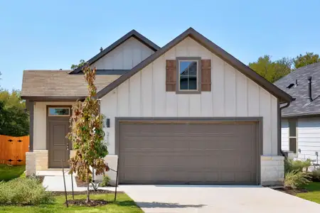 New construction Single-Family house 310 Bendecido Lp, Elgin, TX 78621 plan Cedar | Trinity Ranch - image
