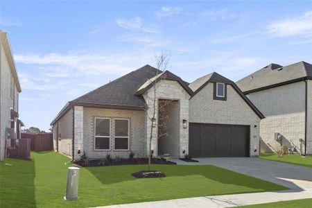 New construction Single-Family house 2021 Se Valencia Dr, Little Elm, TX 75068 Mockingbird F- photo 1 1