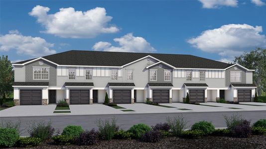 New construction Townhouse house 2732 Idyll Lakes Circle, Plant City, FL 33566 - photo 0