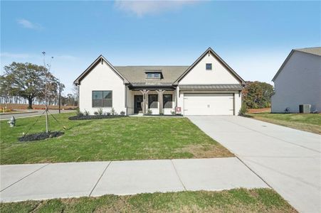 New construction Single-Family house 263 Winding Rose Dr, Hoschton, GA 30548 Noah- photo 0