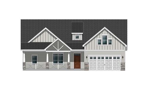 New construction Single-Family house 3440 Rockbend Rd, Winterville, NC 28590 plan Creekside - image