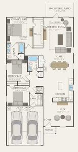 Pulte Homes, Hewitt floor plan