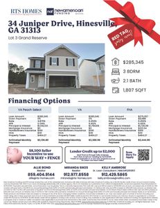 New construction Single-Family house 34 Juniper Drive-, Unit 3, Hinesville, GA 31313 plan The Ryon - image 5
