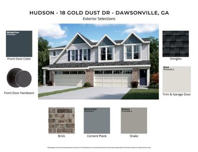 New construction Townhouse house 18 Gold Dust Dr, Unit 21-B, Dawsonville, GA 30534 plan Hudson - image