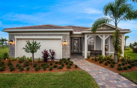 New construction Single-Family house 10129 Sw Sarcoline Dr, Port St. Lucie, FL 34987 plan Mystique - image