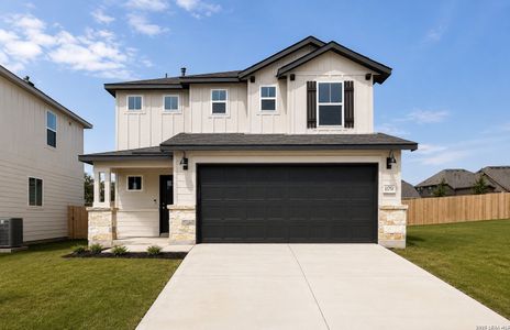 New construction Single-Family house 11751 Anselmo, San Antonio, TX 78254 plan Monroe - image