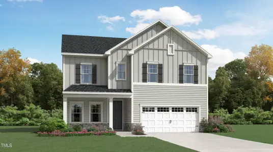 New construction Single-Family house 1213 Jade Valley Trl, Raleigh, NC 27610 Landrum III- photo 0