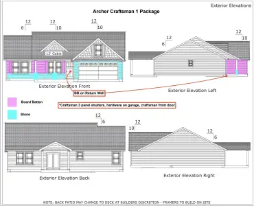 New construction Single-Family house 1209 Loch View Ln, Chesnee, SC 29323 - image