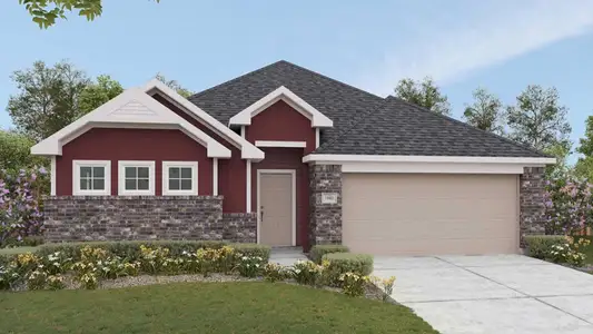 New construction Single-Family house 112 Bouldin Acres Pass, San Marcos, TX 78666 plan Kimbell - image