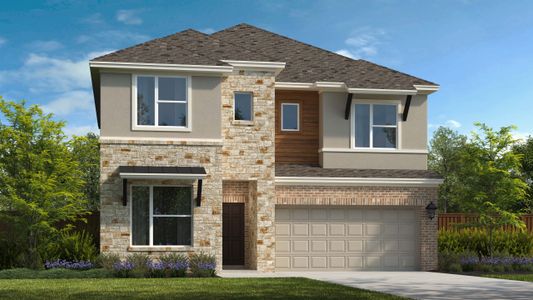 New construction Single-Family house 4305 Contrail Lane, Round Rock, TX 78665 Oakville- photo 0