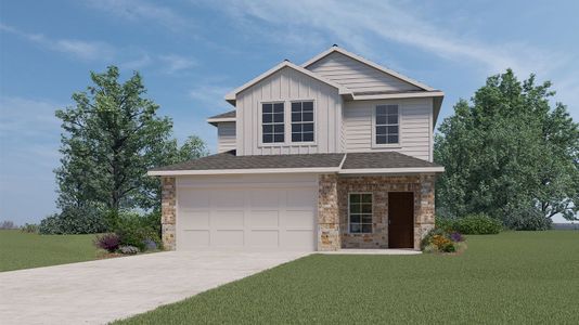 New construction Single-Family house 525 Epiphany Ln, Lavon, TX 75166 plan Hanna - image
