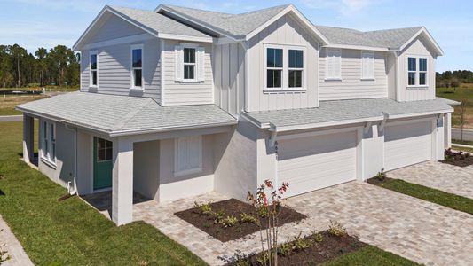 New construction Townhouse house 6693 Horseshoe Ln Wy, St. Cloud, FL 34773 plan Monterey - End - image 2
