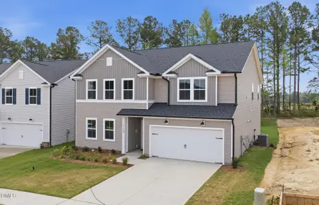 New construction Single-Family house 1132 Lancashire Grove Pl, Willow Spring, NC 27592 plan Mitchell - image