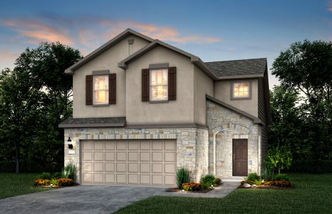 New construction Single-Family house 225 Turnbuckle Bend, Leander, TX 78641 Gordon- photo 0