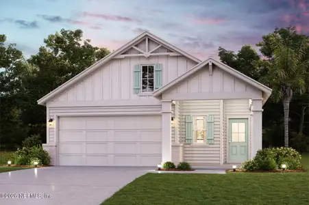 New construction Single-Family house 1343 Ribbon Pl, Palm Coast, FL 32164 plan Captiva - image
