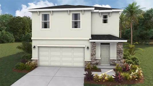 New construction Single-Family house 8837 Clear View St, Parrish, FL 34219 plan Robie - image