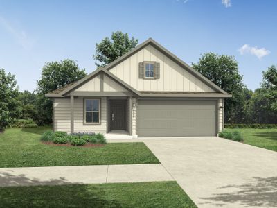 New construction Single-Family house 200 Hidalgo Ln, Elgin, TX 78621 Quartz | Trinity Ranch- photo 0
