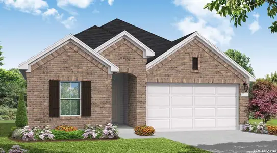 New construction Single-Family house 858 Saltbush St, New Braunfels, TX 78130 plan Parker - image