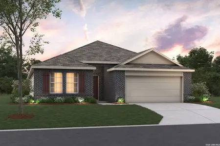 New construction Single-Family house 120 Urlacher Rd, San Antonio, TX 78056 plan Boone - image