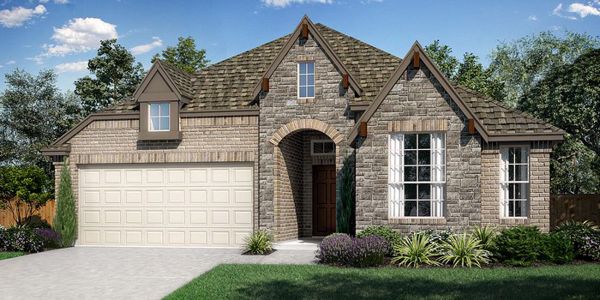 New construction Single-Family house 1015 Birkdale Dr, Justin, TX 76247 plan McKinney - image