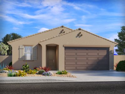 New construction Single-Family house 17074 S Paseo Sombrita, Sahuarita, AZ 85629 plan Garnet - image