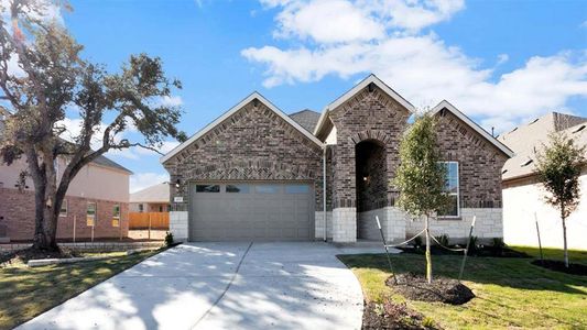 New construction Single-Family house 2305 Magnolia Hill Drive, Leander, TX 78641 The Steinbeck- photo 0