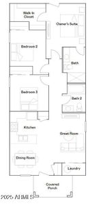 New construction Single-Family house 36024 W Maddaloni Ave, Maricopa, AZ 85138 plan Wish Plan 2253 - image