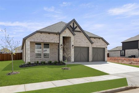 New construction Single-Family house 3853 Poppywood Rd, Little Elm, TX 75068 Inwood F- photo 1 1