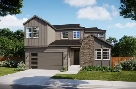 New construction Single-Family house 16816 Standing Elk Dr, Parker, CO 80134 plan Hollow - image