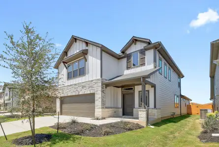 New construction Single-Family house 210 Hornet St, Elgin, TX 78621 plan Oak | Trinity Ranch - image