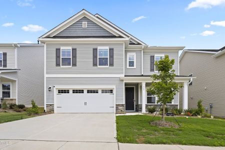 New construction Single-Family house 544 Tanner Lake Ln, Raleigh, NC 27610 Landrum- photo 0