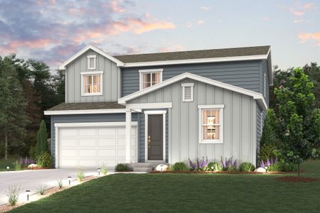 New construction Single-Family house 2099 Upland St, Lochbuie, CO 80603 plan The Marion - image