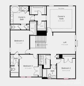 Structural options added include: first floor guest suite, fireplace, covered outdoor living, tray ceiling in owner's suite.