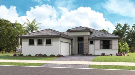 New construction Single-Family house 9513 Saint Germain Dr, Palm Beach Gardens, FL 33412 Riley- photo 0